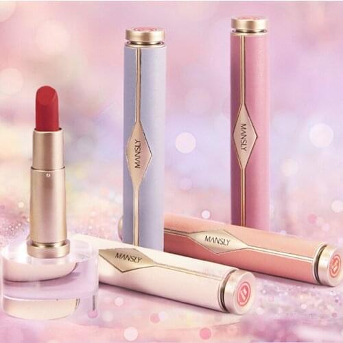 Soft Fog Velvet Lipstick Double Tube Matte Smooth Pigmented Lip Makeup Long Lasting Waterproof Moisturizing Lip Cosmetics TSLM1