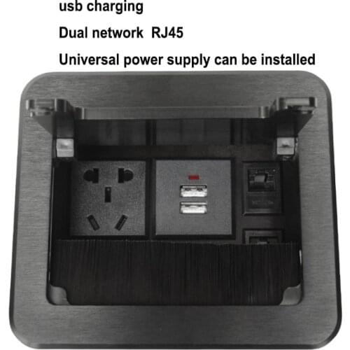 Tabletop socket /hidden/USB charging Network RJ45 Information outlet /Office conference room High-grade desktop socket S-M1