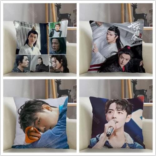 Musife Custom Sean Xiao Xiao Zhan Pillowcase Home Decoration 45*45cm Zipper Square Pillowcase Throw Pillow Cover Drop Shipping