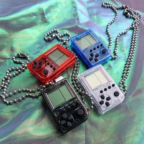 Y2K Necklace Creative Toy Memories Gothic Electronic Pet Machine Neck Sweater Chain Fashion Accessories Egirl