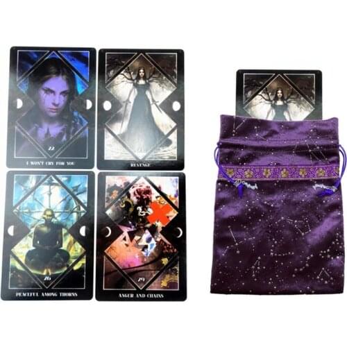 Tar-ots Pad Rubber Pad Astrolabe Witch Divination Pendulum Divination Tablecloth Props For Board Game Velvet Bag Dropship