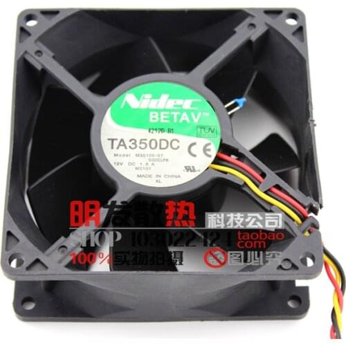 Genuine TA350DC M35105-57 / 58 9CM 12V 1.8A server cooling fan