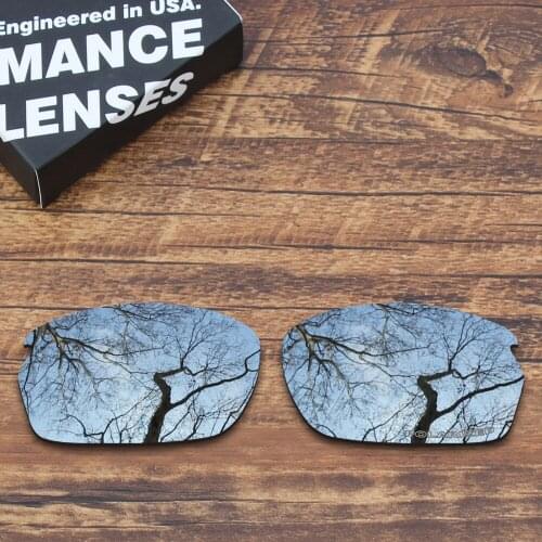 ToughAsNails Resist Seawater Corrosion Polarized Replacement Lenses for Oakley Carbon Shift Sunglasses Metallic Silver Color