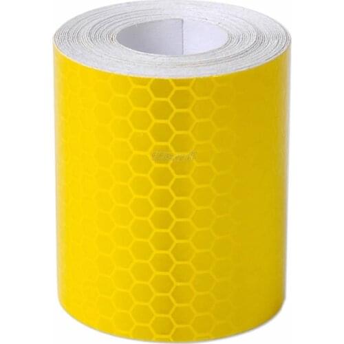 QILEJVS New 3M Fluorescence Reflective Car Truck Motorcycle Sticker Safety Warning Signs Conspicuity Tape Film Sticker Roll Oct