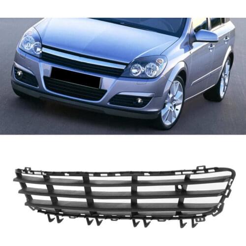 Front Lower Bumper Grille 1400304 Fit for Opel Vauxhall Astra Hatchback/Estate 2004 2005 2006 2007 Front Bumper Grid