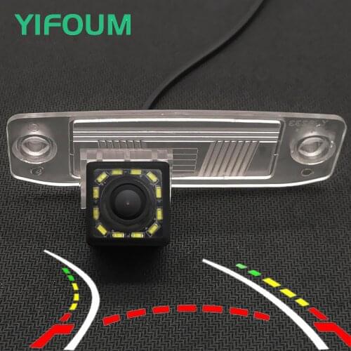 YIFOUM HD Dynamic Trajectory Tracks Car Rear View Camera For Kia K3 Forte Ceed Rondo Cerato Carens Borrego Sorento Sportage R