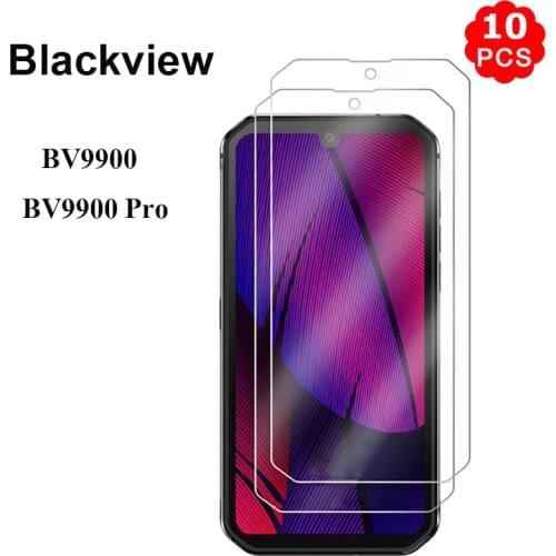 10Pcs Tempered Glass for Blackview BV9900 Case Glass Explosion-proof Protective Film for Blackview BV9900 Pro Screen Protector