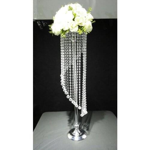 10Pcs/lot 90cm Tall wedding aisle crystal pillars Wedding Chandelier Centerpiece for Party Christmas wedding road lead