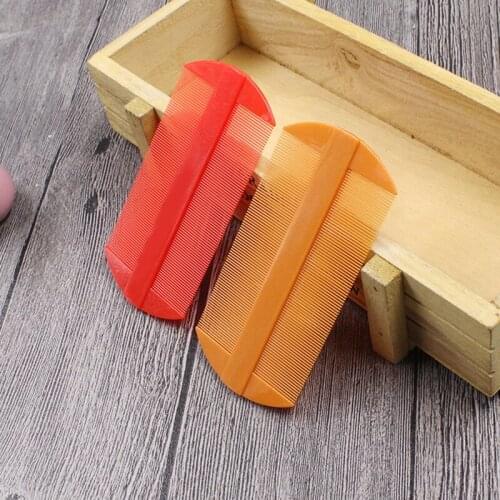 3Pcs Plastic Double Sided Nit Fine Tooth Head Lice Hair Combs for Kids Pet Cat Dog Flea Dog Bath Cat Hair Cleaning Supplies