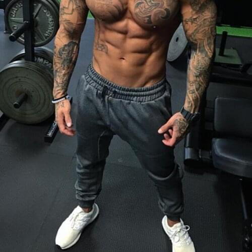 Brand Autumn Joggers Men Sweatpants Sportswear Track Pants Man Bodybuilding Streetwear Casual Fitness Mens Gym Pants