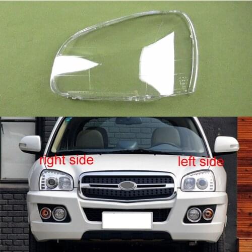 For Hyundai Santa Fe 2001 2002 2003 2004 2005 2006 Headlights Cover Headlamp Cover Headlight Shell Transparent Lampshade Lens