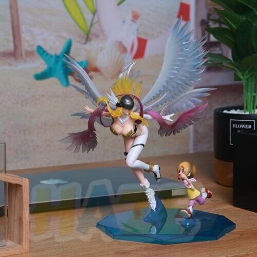 Anime Digital Monster Angewomon Yagami Hikari Figure Model 22cm New In Box