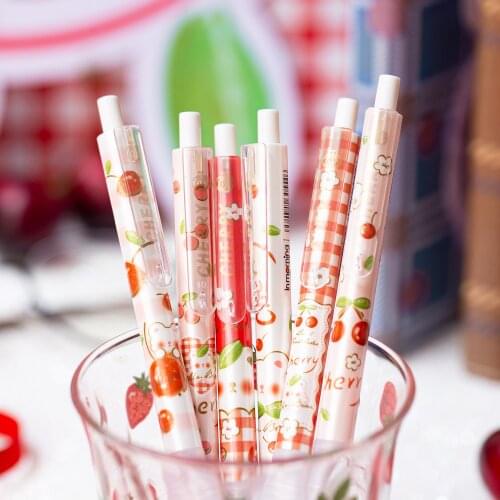 2pcs Polar Bears Cherry Garden 0.5mm Mechanical Pencil Kids Writing Pencils Kawaii Stationery