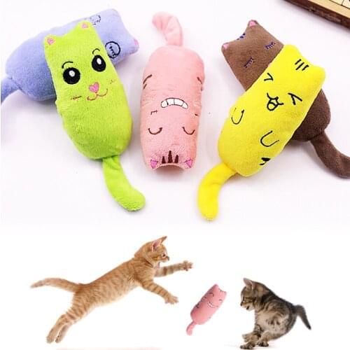 Claws Cat Interactive Fancy Pets Toys Catnip Fashion Teeth Grinding Cartoon Cat Tail 1pc New Funny Toy Fun Plush Soft
