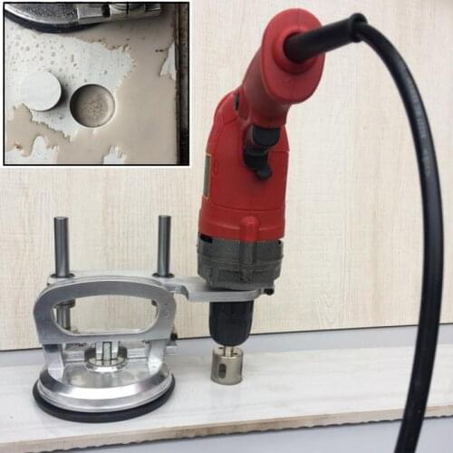 Glass tile hole locator