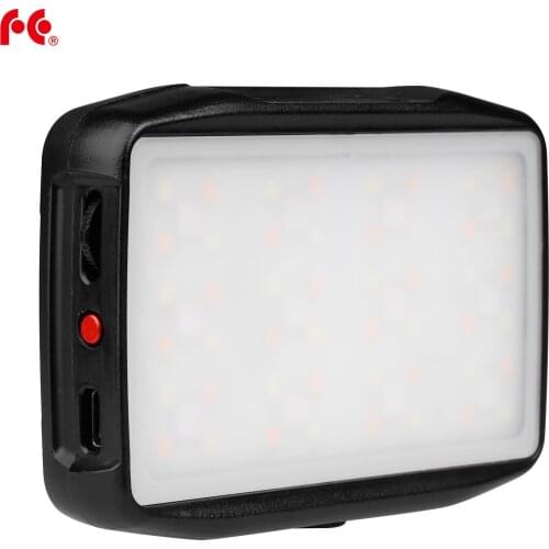 FalconEyes F7 mini RGB LED Video Light On-Camera Fill Light 2500K-9000K CRI 96 5W APP Control for Live Broadcast Photography