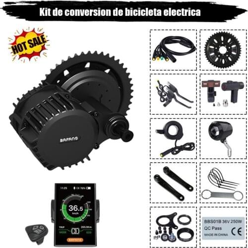 Bafang BBSHD 48V 1000W Ebike Motor with color LCD display 8FUN mid drive Electric Bike conversion kits