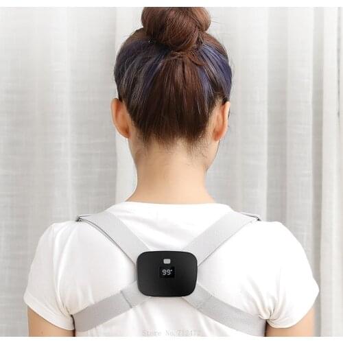 New Adjustable Smart Humpback Correction Belt LCD Digital Counting Corrector Ultra-thin Breathable Comfortable