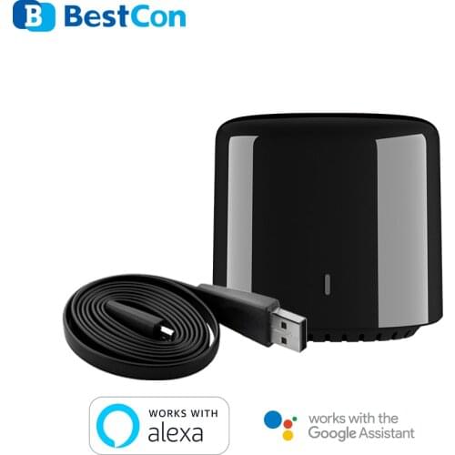 New FASTCON Broadlink RM4C mini BestCon brand RM4 Universal Remote for Smart Home Automation works with Alexa and Google Home