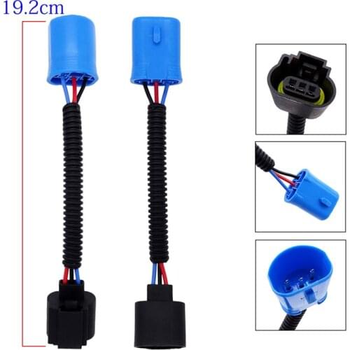 For Ford Dodge Car Headlights LED Bulb Socket Adapter Base Plug Wiring Harness 9007 Male To H13 Wire Headlight Conversion Socket