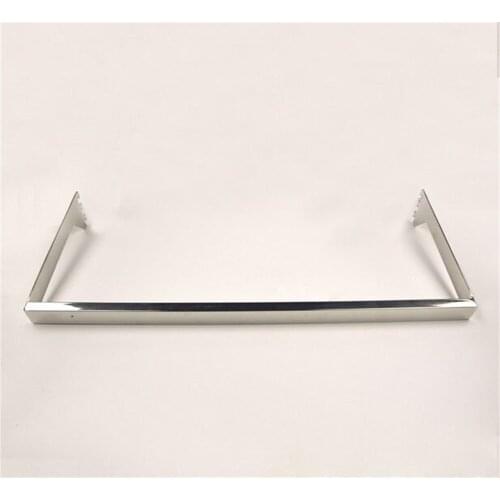 60cm Stainless steel Garment shelf mounted clothing bracket tube coat display rack shelf support bar Bracket holder square bar