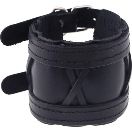 Hot Vintage Wide Leather Bracelet Cowhide Leather Fashion Bracelet