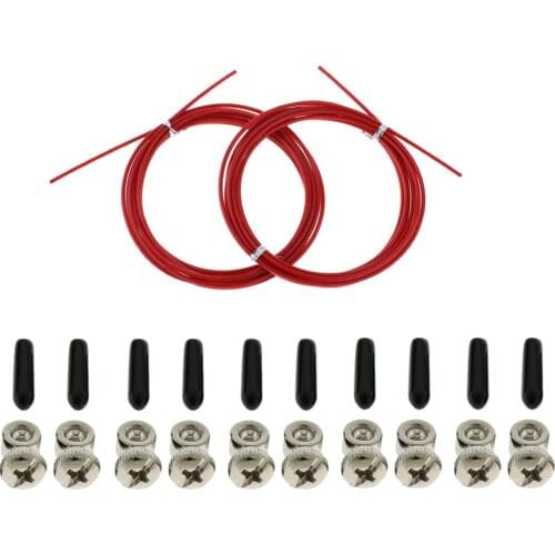 Replacement Cables Cords For Skipping Rope And End Adjust Screws Caps Collars