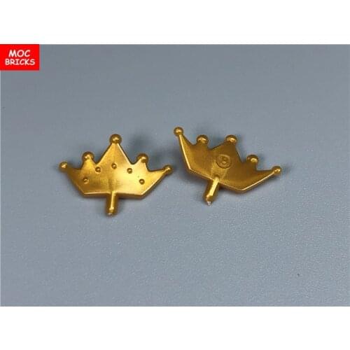 10pcs/lot MOC Bricks Crown Tiara, 5 Points, Rounded Ends fit with 33322 Building Blocks Figure DIY Toys for kids Xmas gift