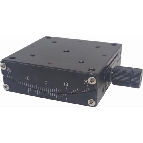 Precise Manual Goniometer Stage Dovetail Platform Optical Sliding Table PT-SD4025