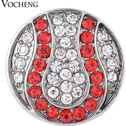 Vocheng Snap Charms Crystal 18mm 4 Colors Interchangeable Jewelry Vn-1312