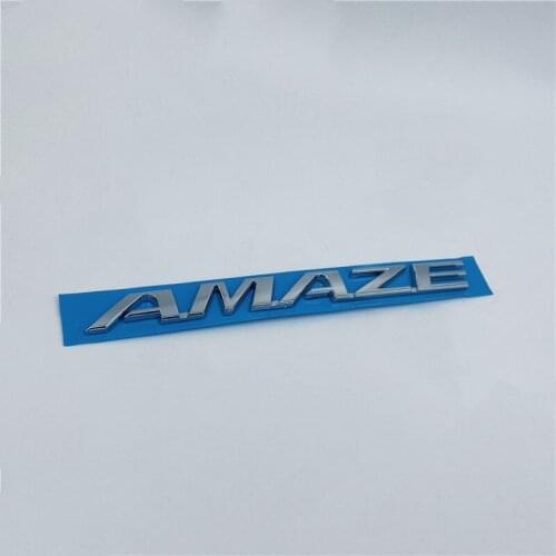 For Honda AMAZE Emblem Badge Rear Trunk Decals Logo Letter Nameplate