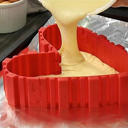 1 Pcs DIY Puzzle Silicone Molds Patisserie Muffin Gadget Baking Tools for Cakes Kitchen Accessories Heat Resistant Multi Style