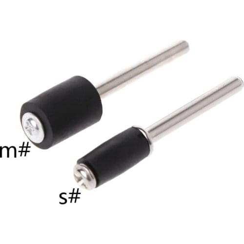 10Pcs Drum Rubber Mandrels 1/8" Shank For Sanding Sleeve Rotary Tool Abrasive Tools