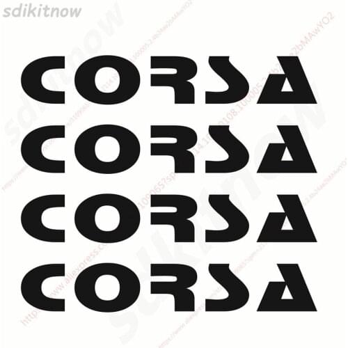 4pcs/lot Car Doorhandle Sticker Door Sports Door Wheel hub Vinly Decal Styling or OPEL Corsa a b c d e OPC accessories