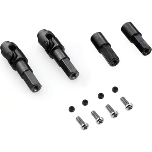 4 Pcs Metal Front Axle Drive Shaft Rear Axle Shaft for WPL C14 C24 C34 B14 B24 B36 MN D90 MN99S RC Car Upgrade Parts