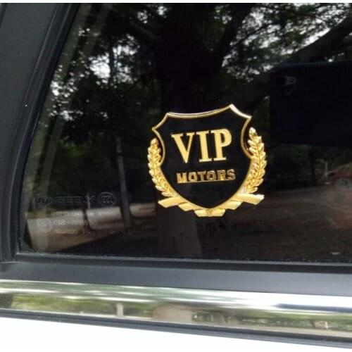 Car Styling 3D VIP Sticker Emblem Badge Decal For Volvo S40 S60 S80 XC60 XC90 V40 V60 C30 XC70 V70