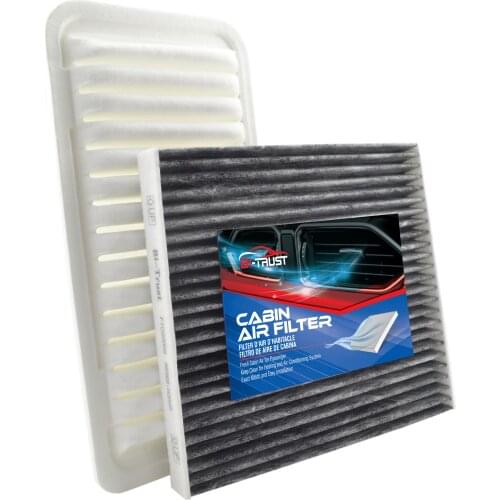 Bi-Trust Engine & Cabin Air Filter for Toyota Corolla 2002-2008 L4 1.8L/Toyota Matrix 2003-2008 L4 1.8L