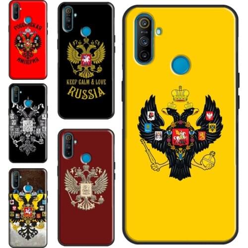 Russian Empire Coat of Arms Case For OnePlus 8 Pro 9 Pro Nord 7T 8T 9R Cover For Realme C21 C15 C11 C3 GT Q3 6 7 8 Pro