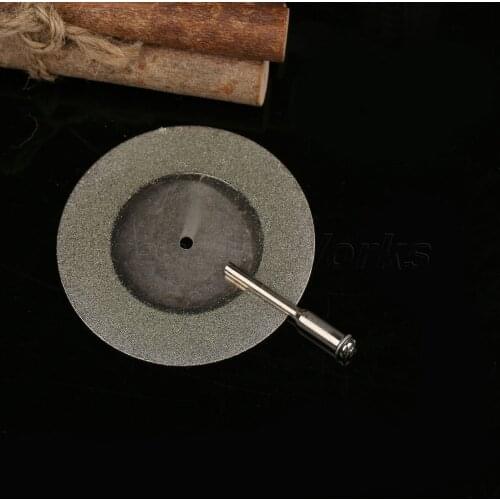 Dophee Free Shipping 60mm Carbon Steel Circular Saw Blade Rotary Tool w/ 1/8" Mandrel Cut Off Wheel Rotary Diamond Cutting Disc