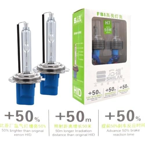 35W 55W Fast Bright D2H 9012 HID Bulb Xenon H7 H3 H1 5500K White Car Headlight Bulb For Xenon HB3 HB4 H11 H7 HID Headlight Kit