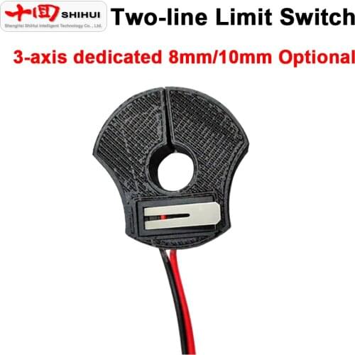 Mechanical 2-Wire Limit Switch 8mm/10mm For CNC Engraving Machine Laser Engraving Machine Optical Axis Accessories Two-Line Swit