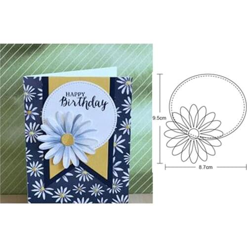 Metal cutting dies flower oval frame cut die mold decoration Scrapbook paper craft knife mould blade punch stencils dies
