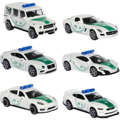 1/64 Majorette Model Alloy Dubai Police Car Porsche Ford Boy Finished Car Alloy Car Model Global Limited