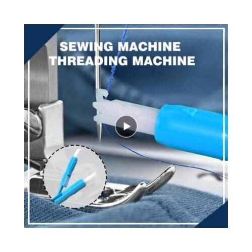Sewing Machine Needle Threader Stitch Insertion Tool Quick Sewing Threader Needle Automatic Threader Changer Hold Needles Firmly