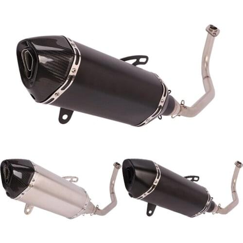 Full Exhaust System for Honda PCX150 PCX125 2017-2020 Motorcycle Exhaust Pipe Header Slip On 51 mm Muffler Removable DB Killer