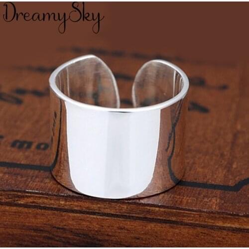 Exaggerated Personality Retro Smooth Rings For Women Charm Engagement Rings Men Vintage Knuckle Finger Jewelry