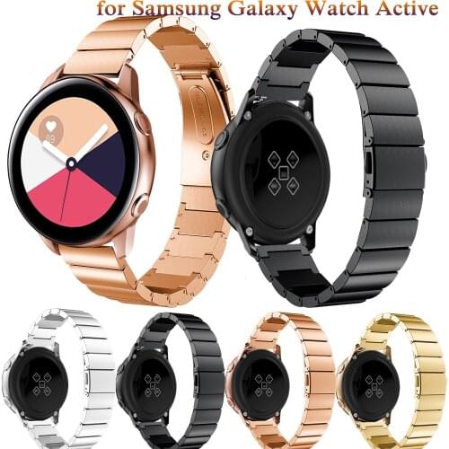 20mm fashion stainless steel metal strap for Samsung Galaxy Active classic watchband strap watch for Samsung Gear S2 watch strap
