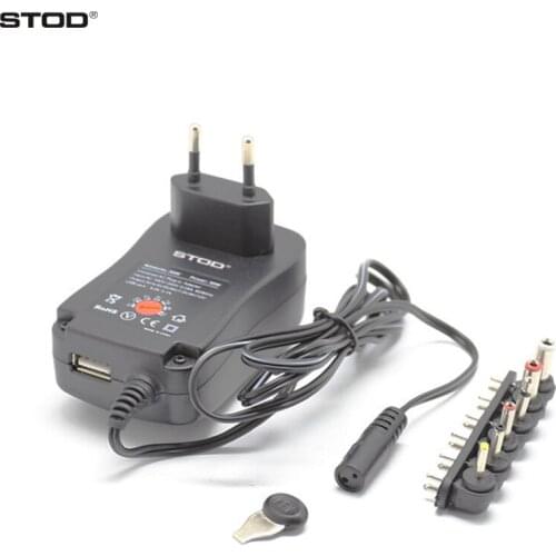 STOD 30W Wall Charger USB 2.1A Switching Power Supply 3V To 12V Adjust Voltage For Smartphone DVB Camera Router AC Adapter