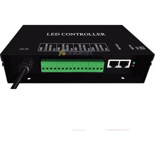 LED Pixel Controller 4 Ports (4096 Pixels) Support Art-Net Protocol for MADRIX Jinx! Resolume Or Marster Controller H802RA