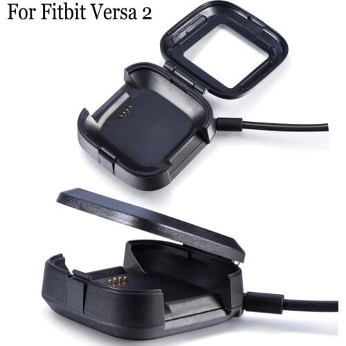 USB Fast Charging Cable Box for Fitbit Versa2 Smart Watch Portable Charging Charger Protective Case for Fitbit Versa 2